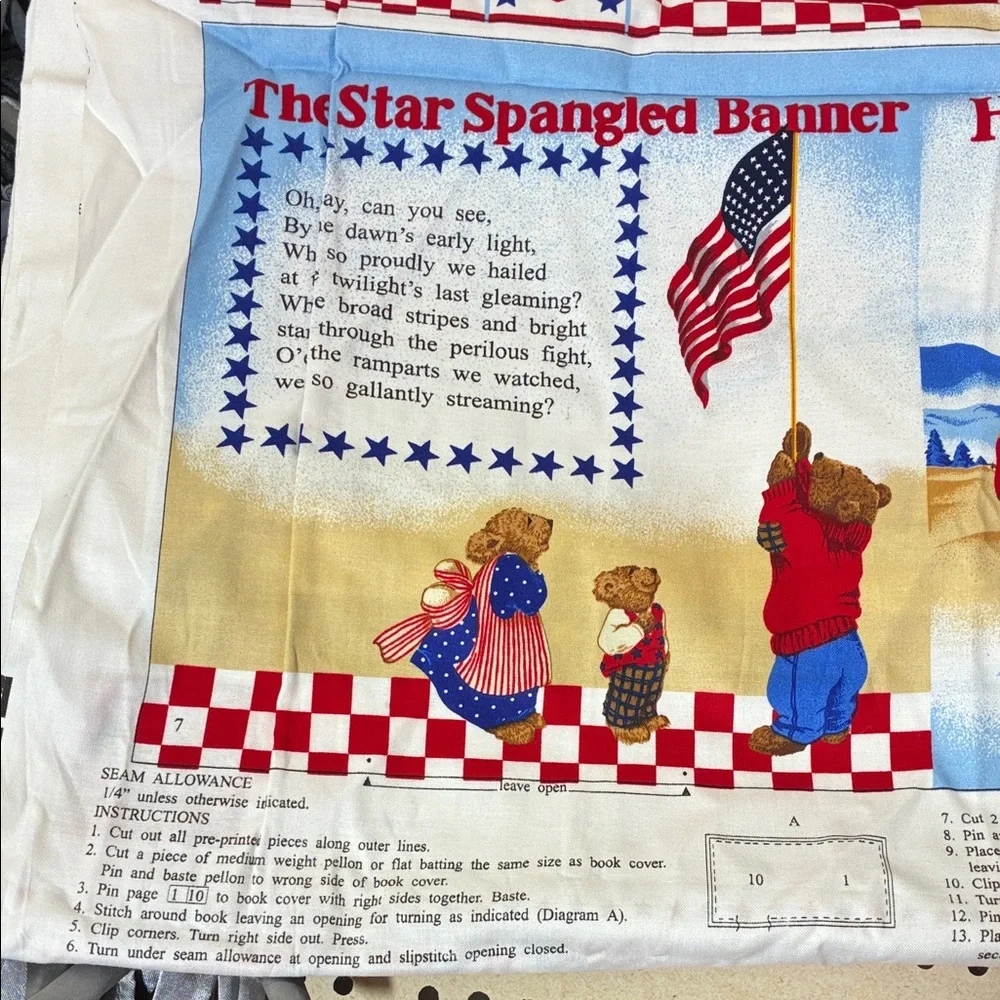 Yankee Doodle Songbook Fabric (DIY)